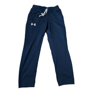Under Armour | Boys Blue Zip Pocket Pull On Drawstring Sweatpant Jogger | YSM